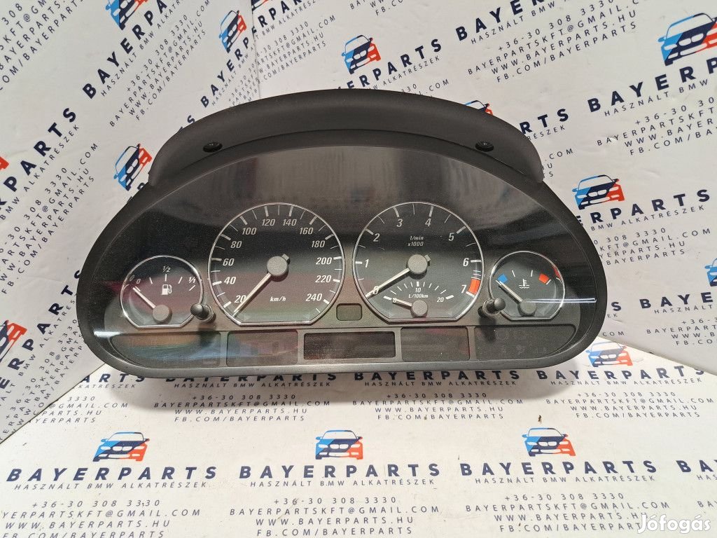 BMW E46  318ci négyhengeres benzines km óra óracsoport - coupe