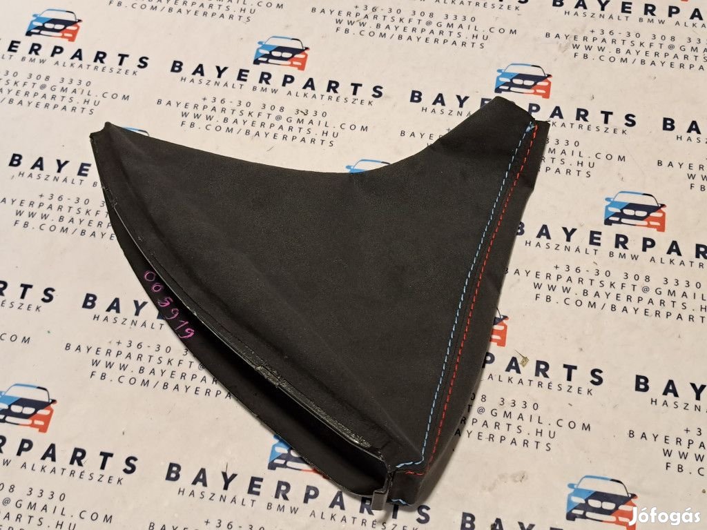 BMW E46 alcantara kézifék szoknya zsák - új bőrözéssel - M-es varráss