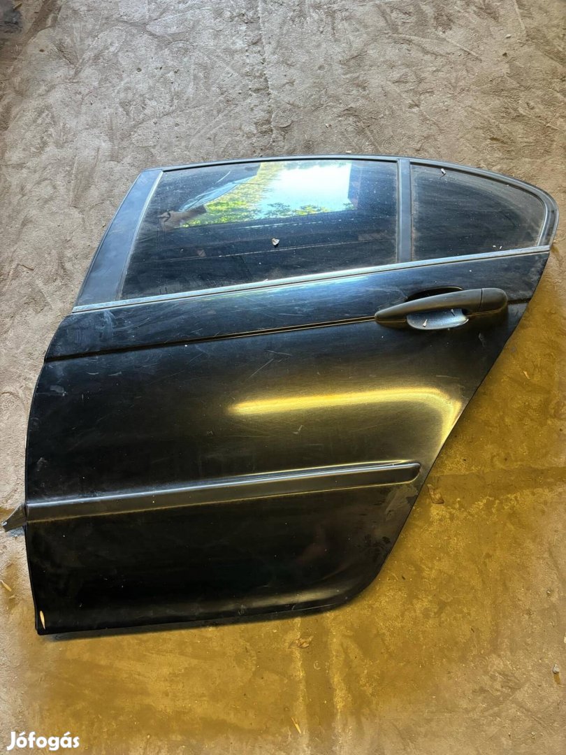 BMW E46 bal hátsó ajtó fekete 