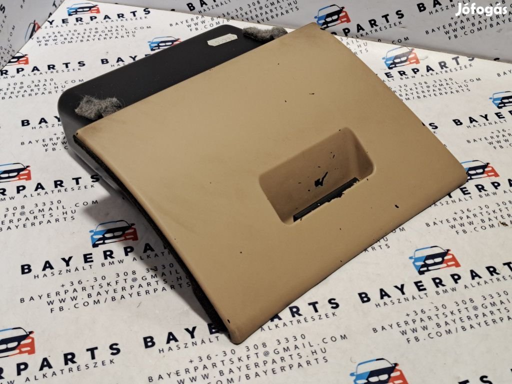BMW E46 bal oldali kormány alatti tároló rekesz - bézs