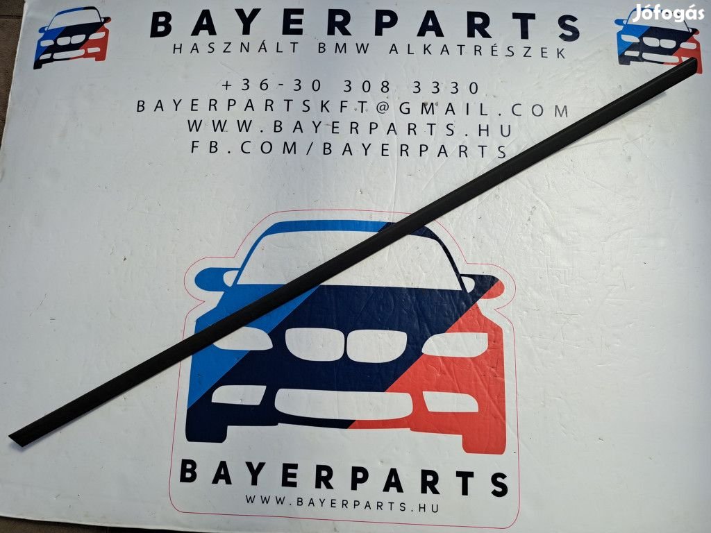 BMW E46 compact fekete bal első ajtó díszléc