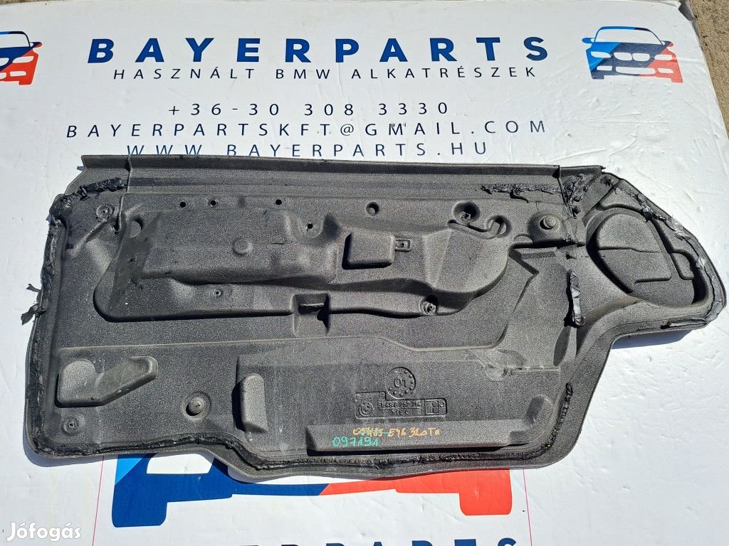 BMW E46 compact jobb első ajtó szigetelés ajtószigetelés párazáró