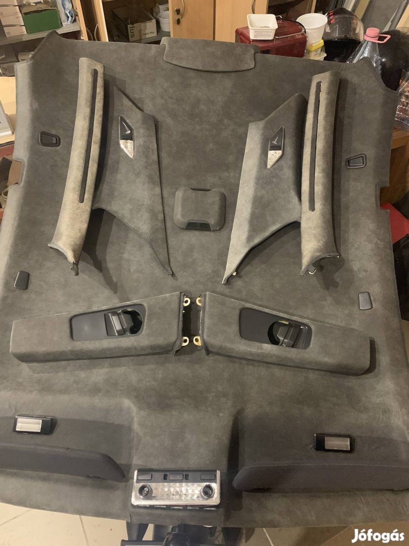 BMW E46 coupe alcantara jellegű tetőkárpit