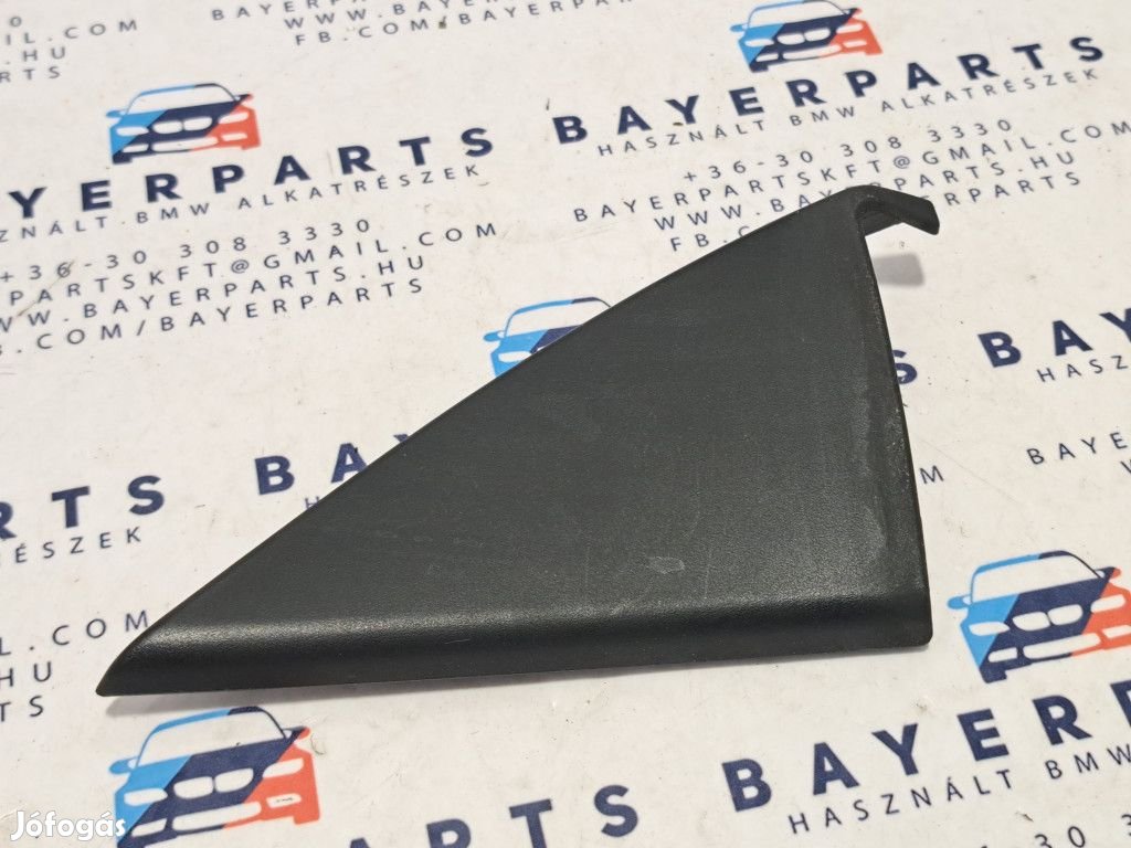 BMW E46 coupe bal visszapillantó tükör belső fekete háromszög borítás