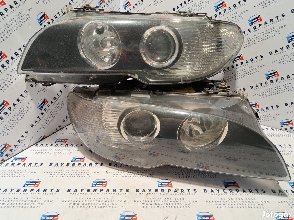 BMW E46 coupe cabrio facelift gyári xenon lámpa fényszóró - foglalkoz