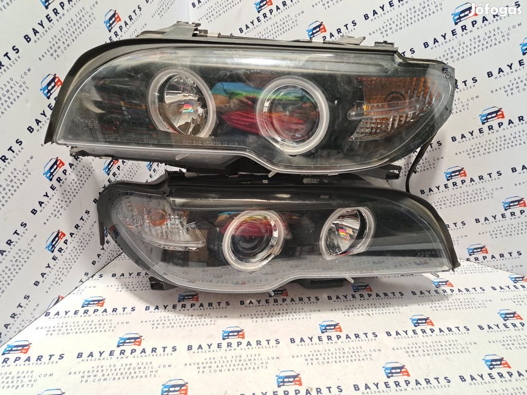 BMW E46 coupe cabrio facelift projektoros halogén lámpa fényszóró - h