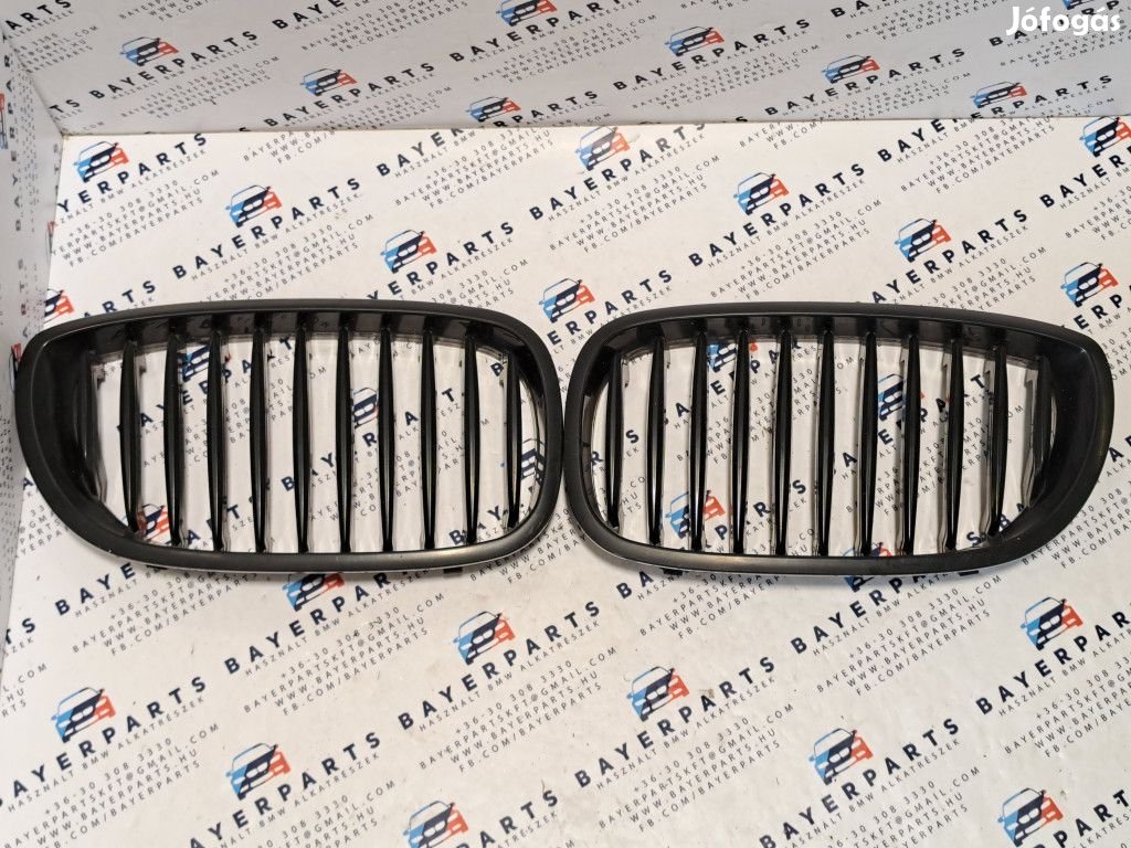 BMW E46 coupe cabrio facelift szimpla fényes fekete vese hűtőrács