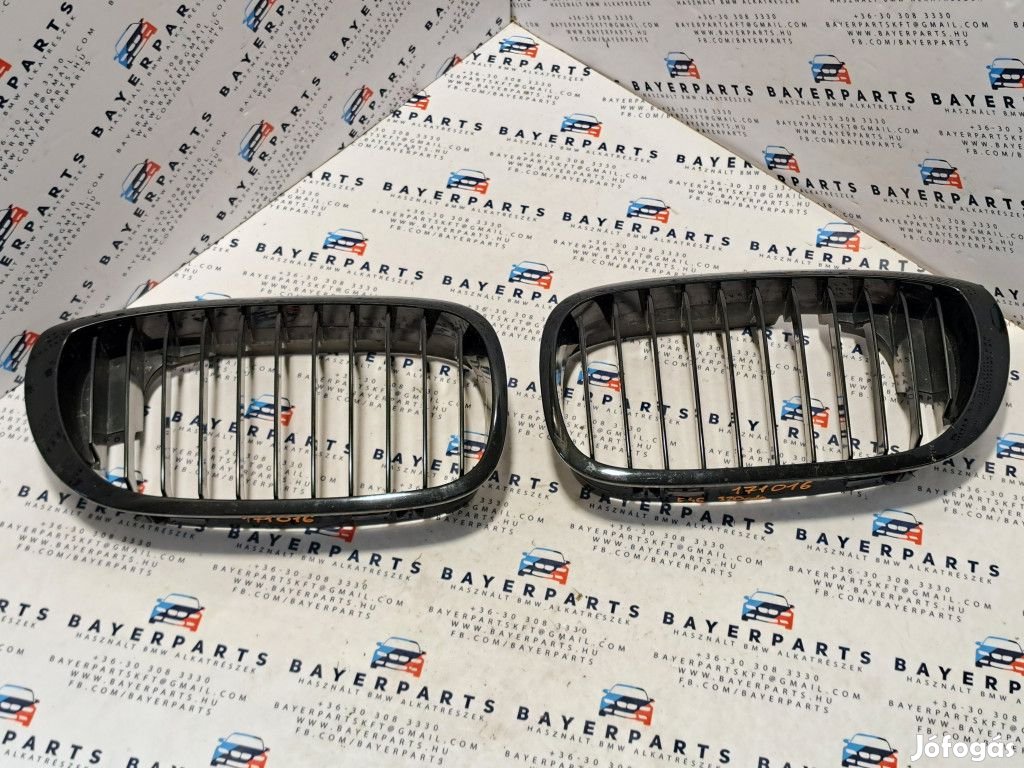 BMW E46 coupe cabrio facelift szimpla fényes fekete vese hűtőrács