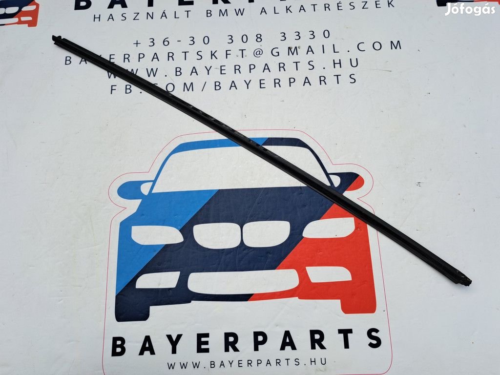 BMW E46 coupe cabrio fekete shadowline bal első vízlehúzó díszléc dek