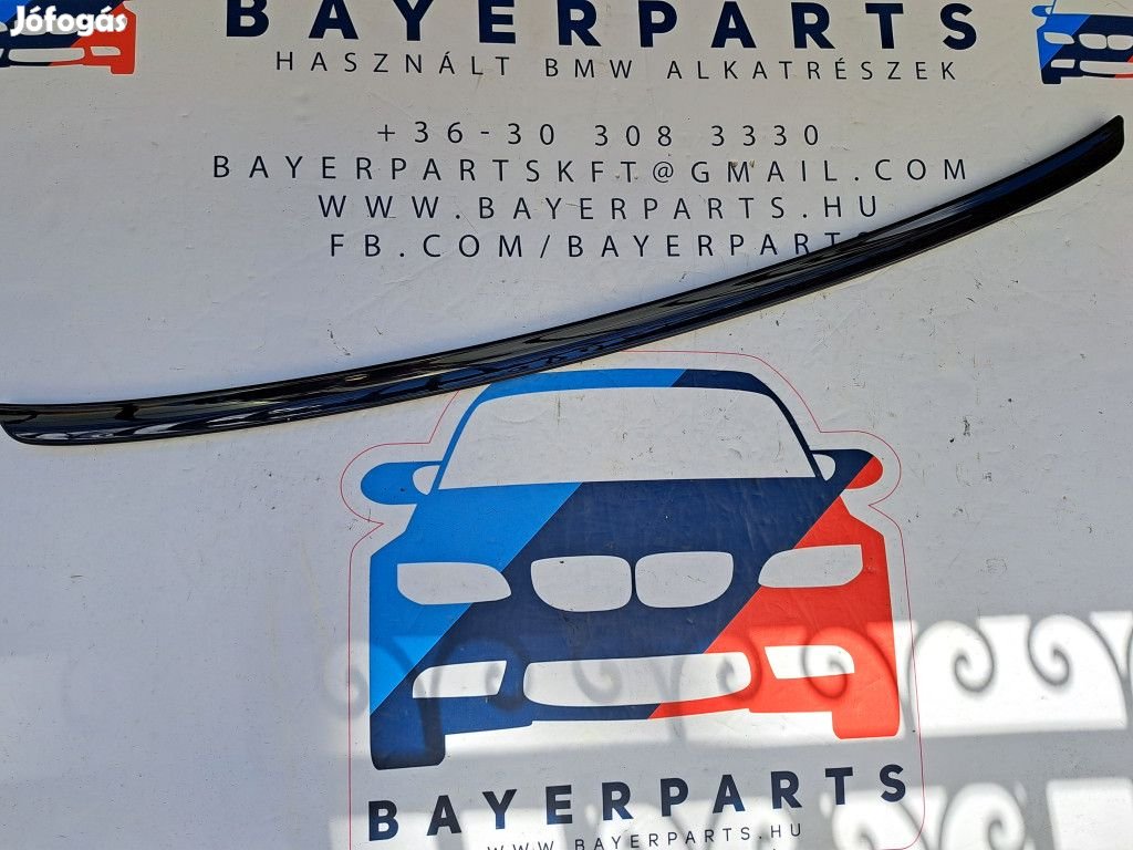 BMW E46 coupe fekete M paket packet gyári szárny spoiler