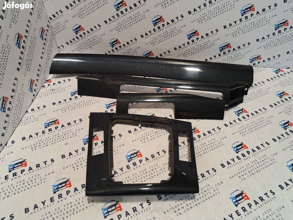 BMW E46 coupe fekete műszerfal dekorléc dekor díszléc szett