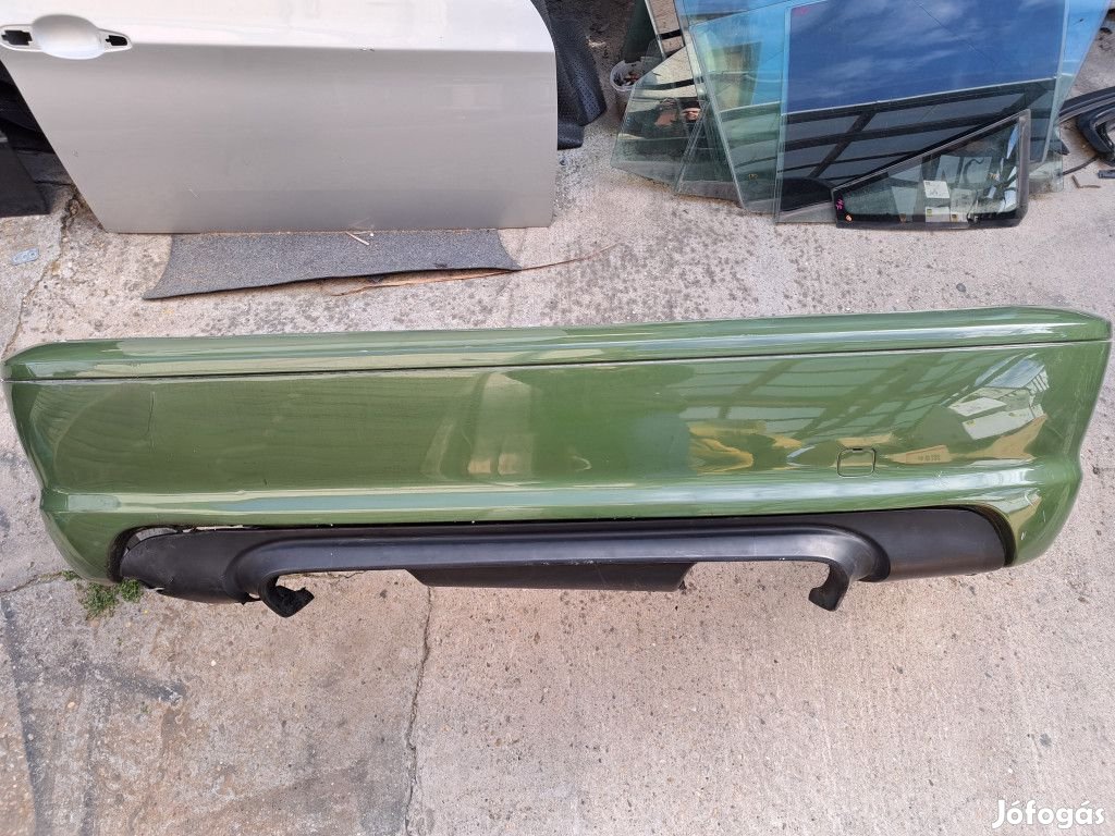 BMW E46 coupe zöld hátsó M paket packet lökhárító