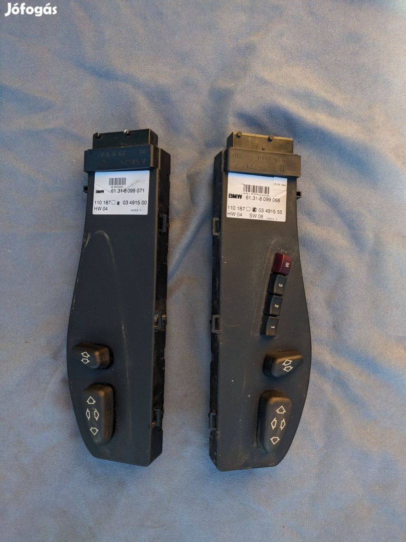 BMW E46 elektromosülés-állító memóriás gombsor panel