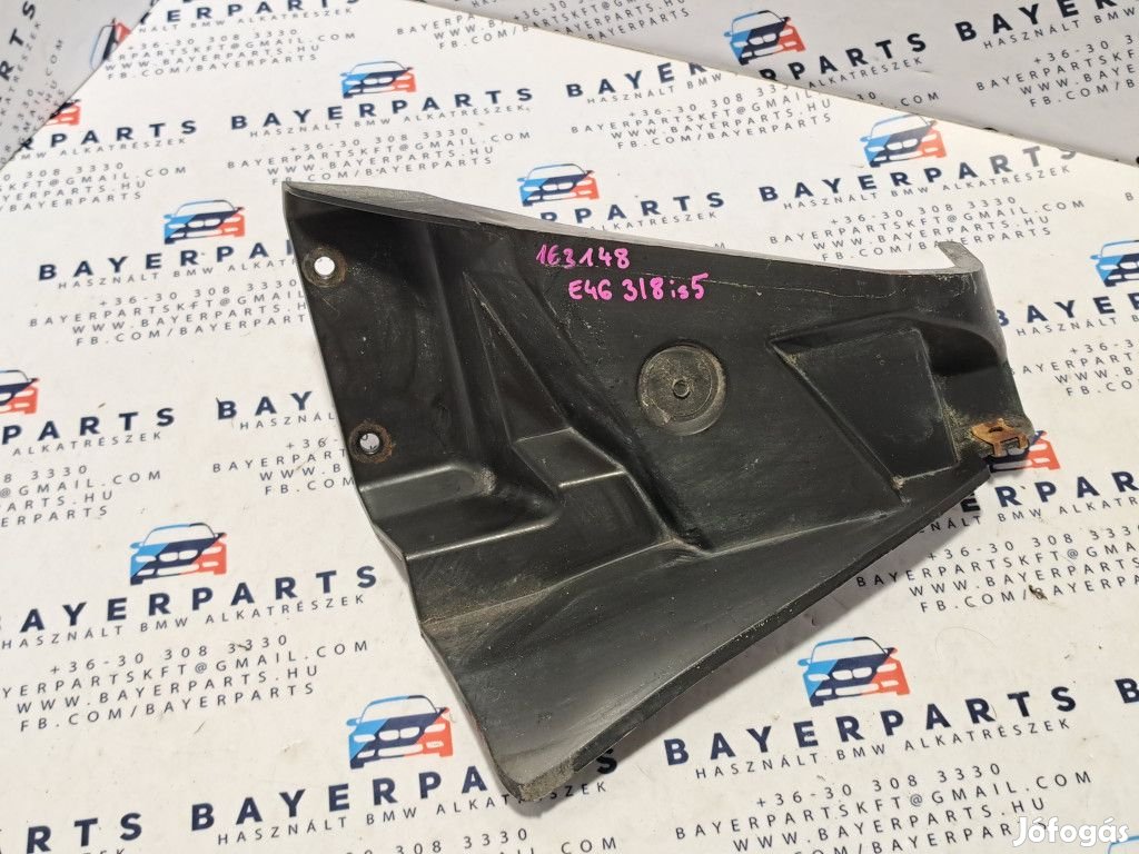 BMW E46 facelift sedan bal hátsó alsó lökhárító tartó konzol