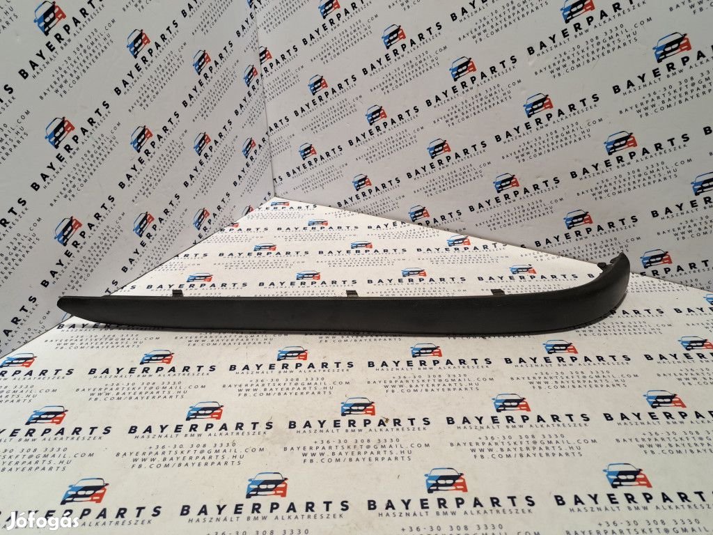 BMW E46 facelift sedan fekete bal hátsó lökhárító díszléc