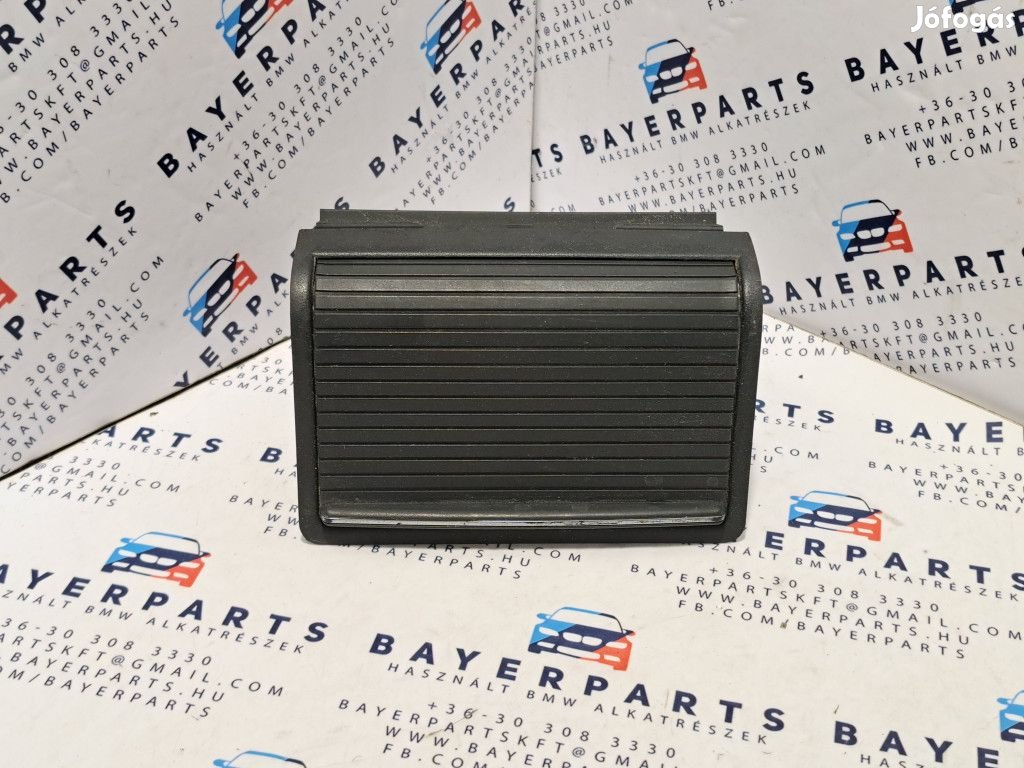 BMW E46 könyöklő hátsó belső fekete rolós tároló rekesz