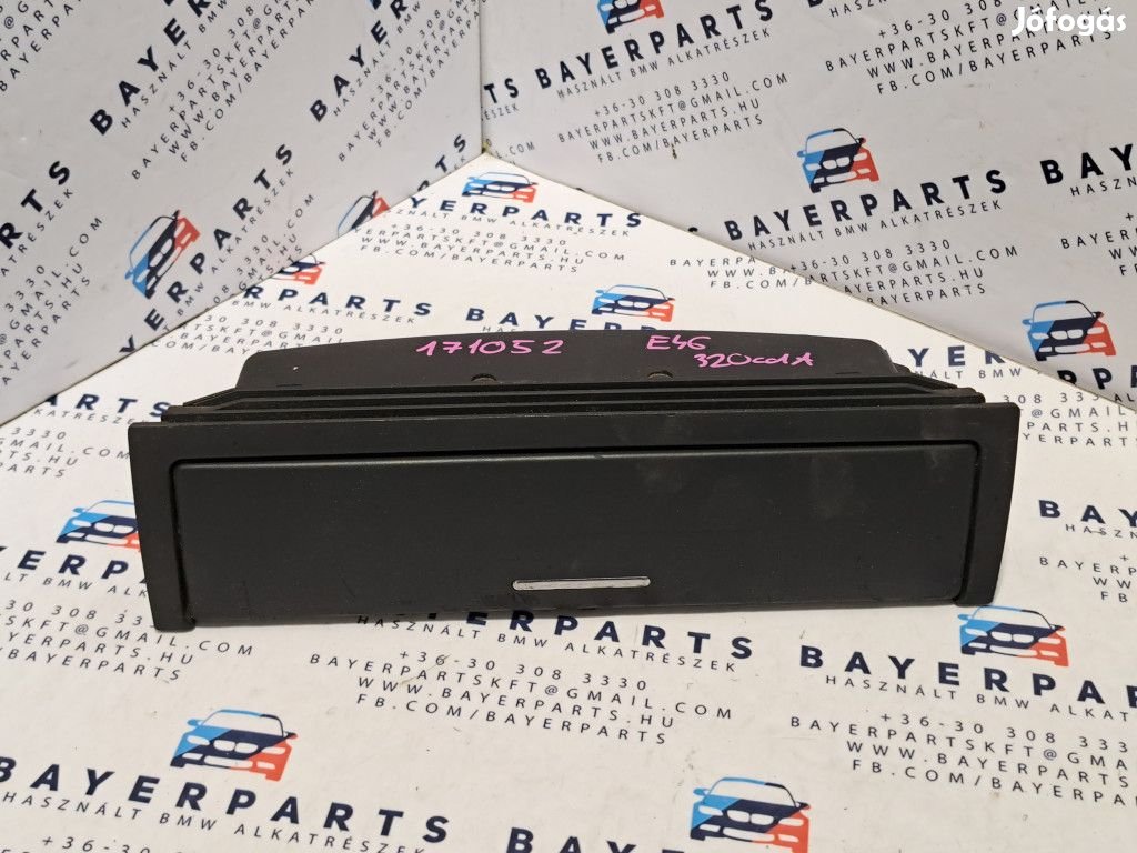 BMW E46 középső tároló szemüvegtartó box hamutartó konzol