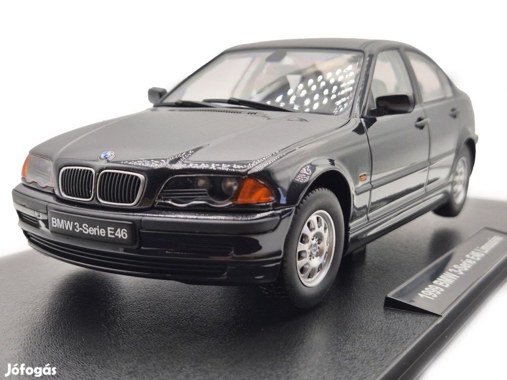 BMW E46 sedan (1999) - fekete -  KK-Scale - 1:18