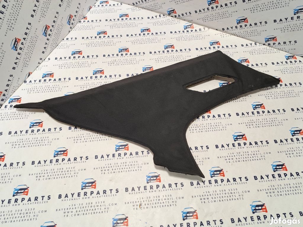 BMW E46 sedan bal hátsó fekete C oszloptakaró oszlop takaró - lóg