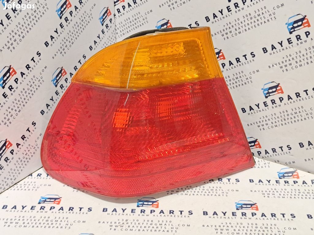 BMW E46 sedan bal hátsó gyári sárga indexes lámpa - karcos