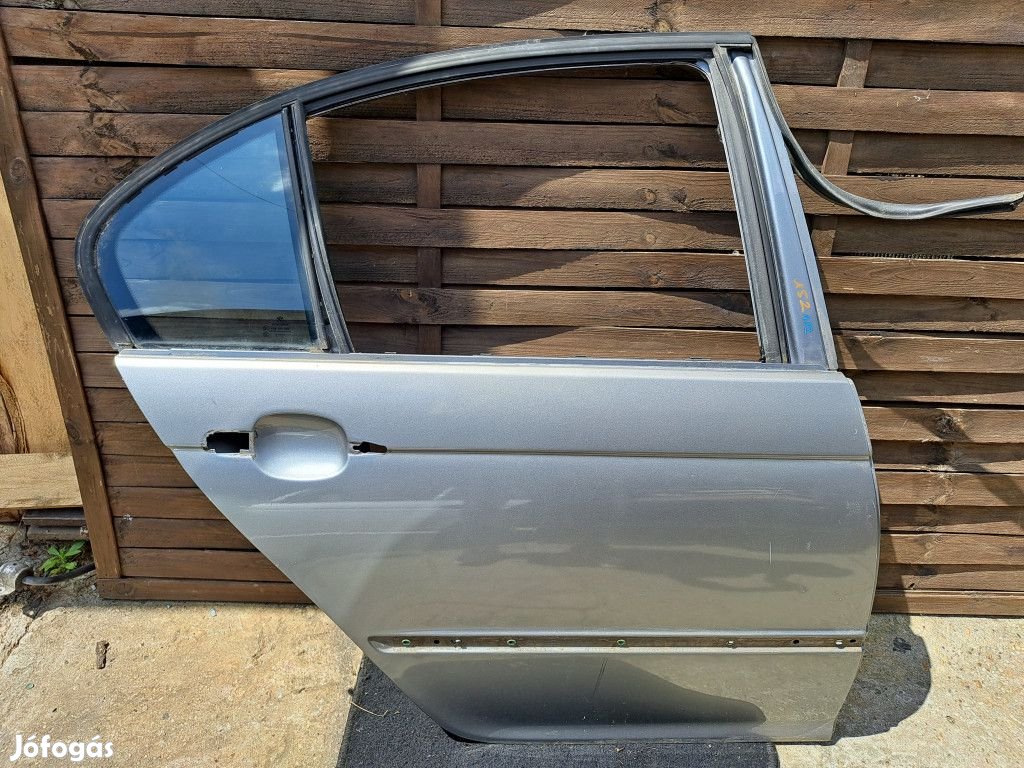 BMW E46 sedan ezüst titansilber titansilver jobb hátsó ajtó