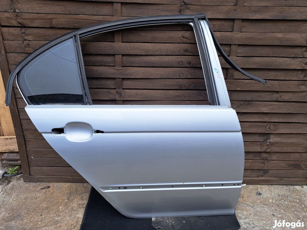 BMW E46 sedan ezüst titansilber titansilver jobb hátsó ajtó