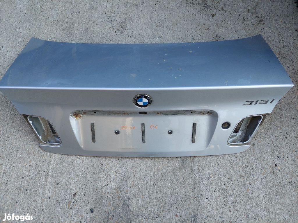 BMW E46 sedan facelift ezüst titansilber csomagtér csomagtartó ajtó f