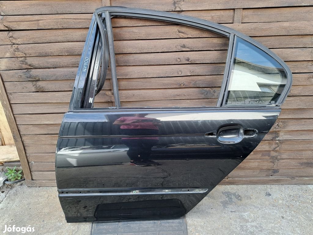 BMW E46 sedan fekete bal hátsó ajtó