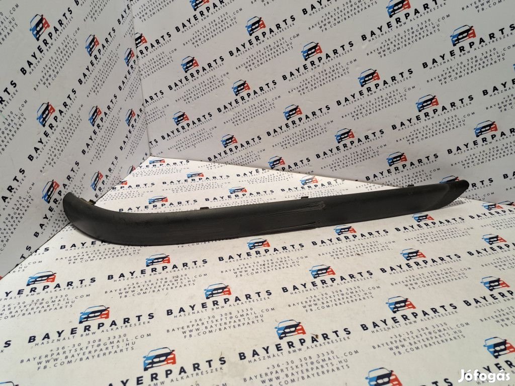BMW E46 sedan fekete jobb hátsó lökhárító díszléc - húzott