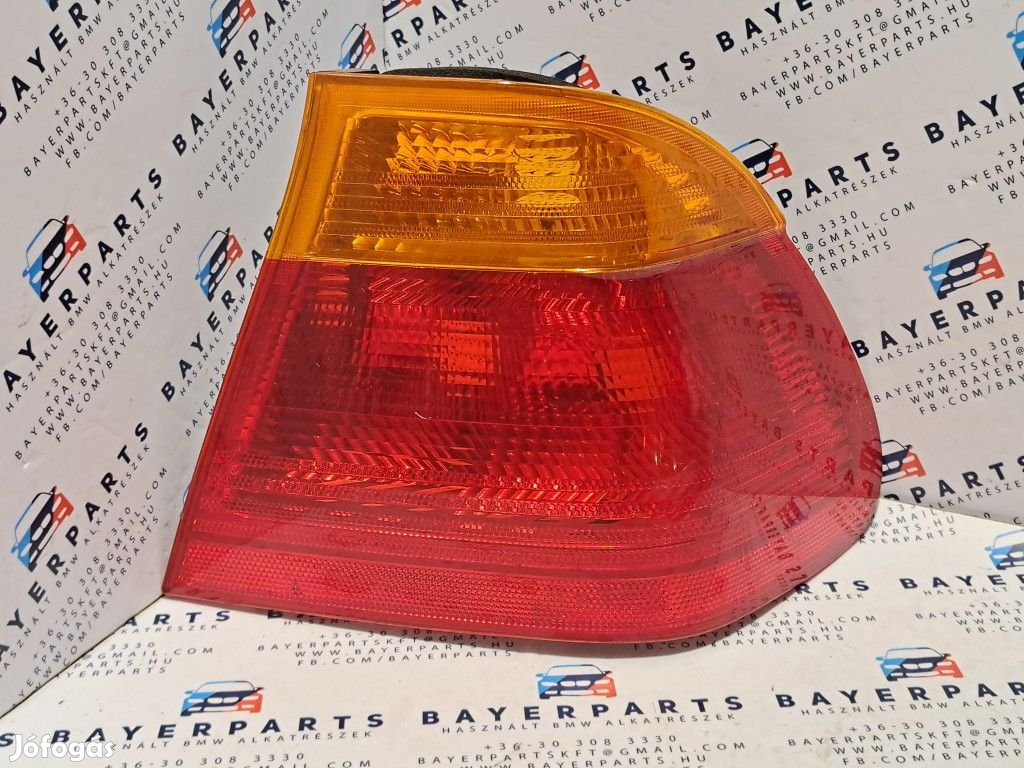 BMW E46 sedan jobb hátsó gyári sárga indexes lámpa