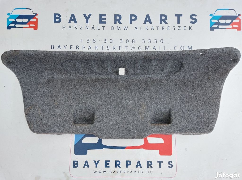 BMW E46 sedan szürke csomagtér csomagtartó ajtó kárpit