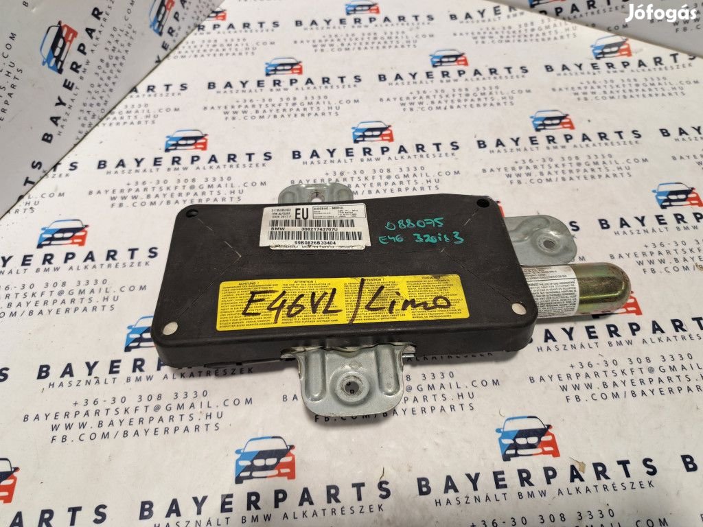 BMW E46 sedan touring bal első ajtó oldallégzsák oldal légzsák