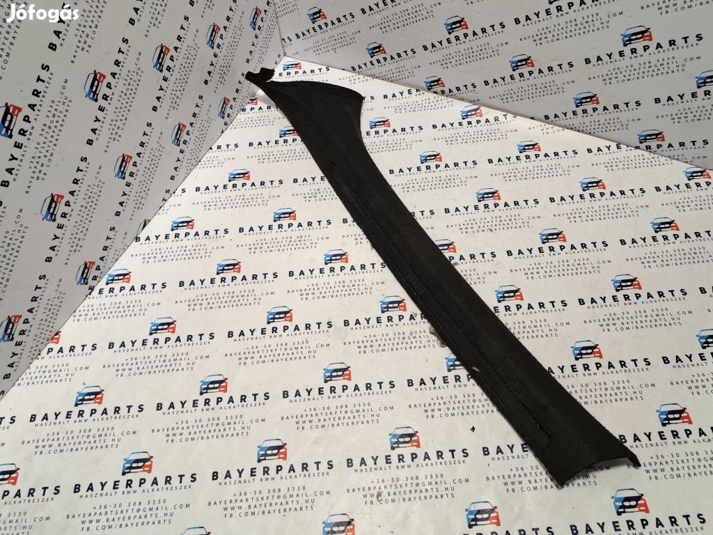 BMW E46 sedan touring bal első fekete A oszloptakaró oszlop takaró -