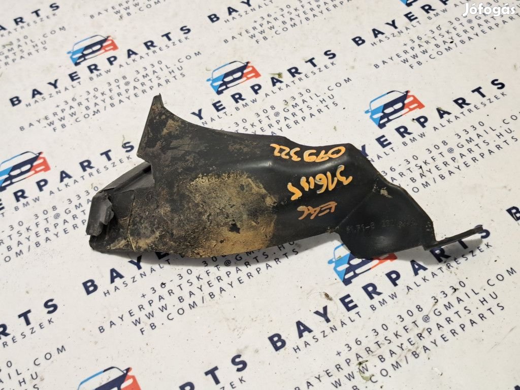 BMW E46 sedan touring compact jobb első levélrács