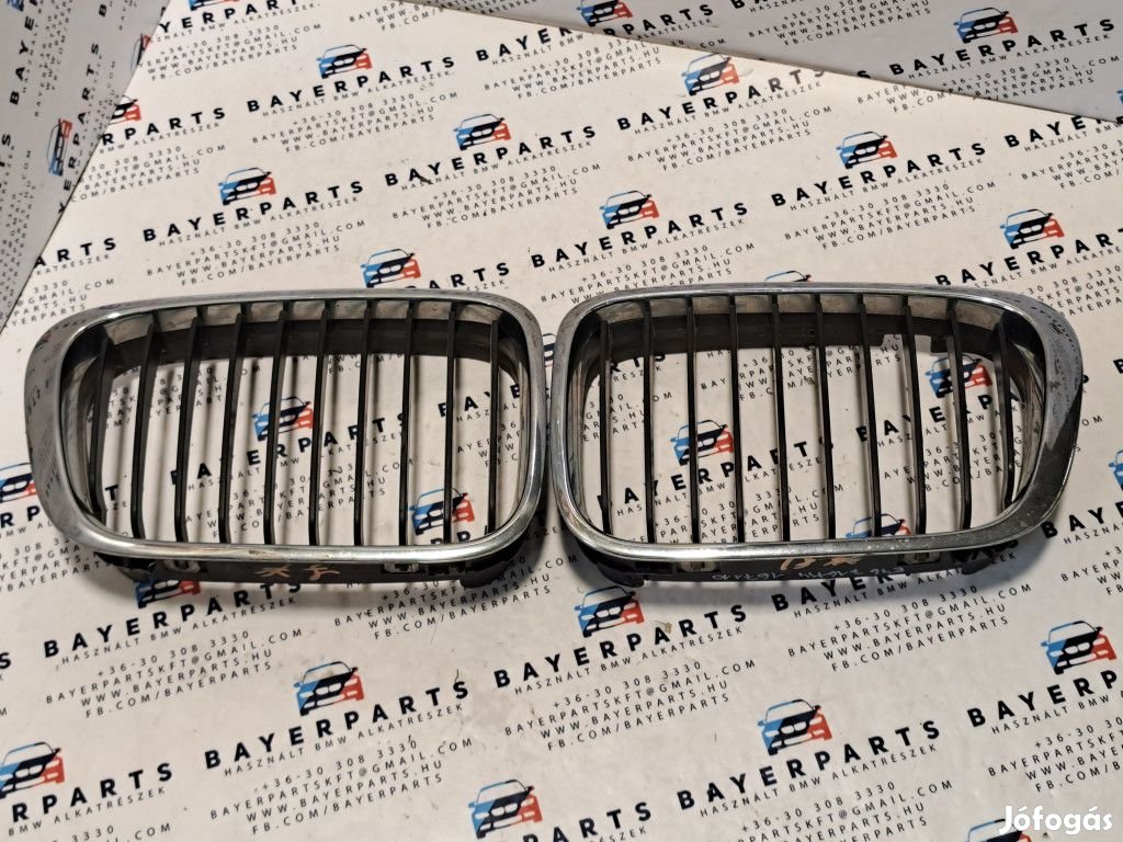 BMW E46 sedan touring compact króm vese hűtőrács - fültörött