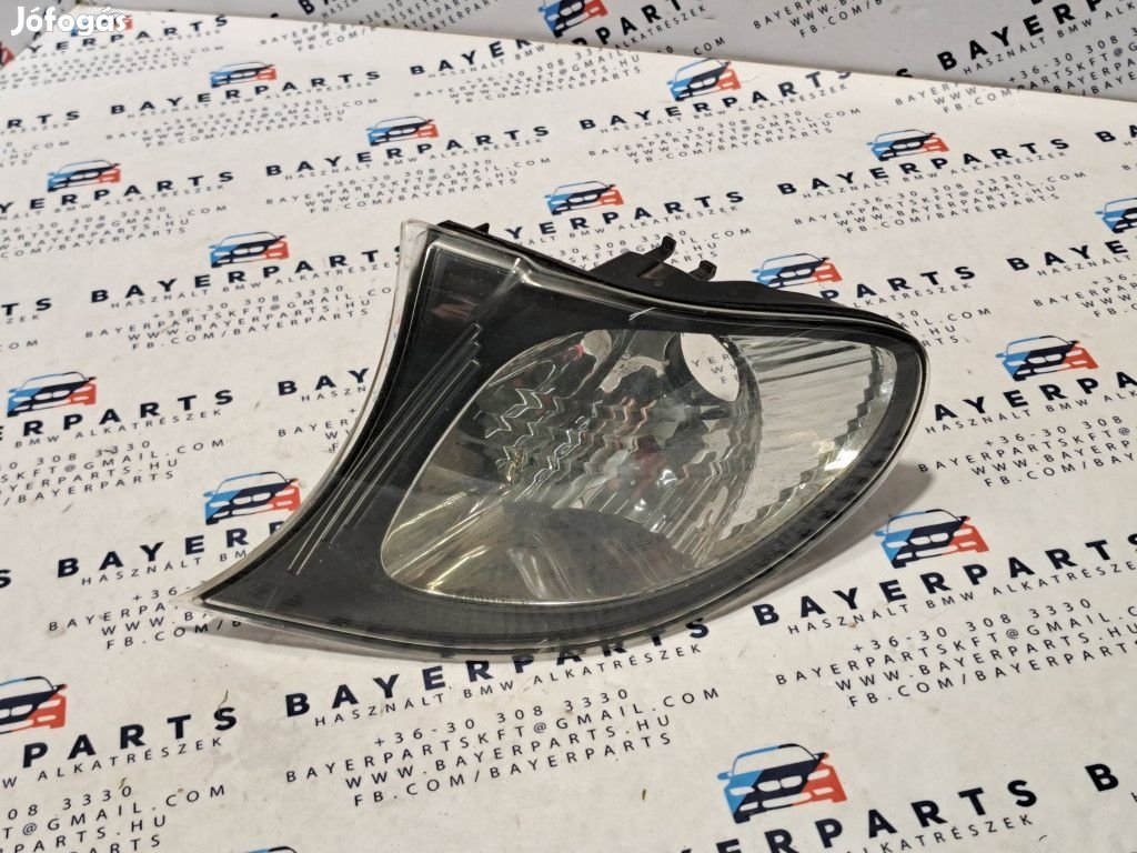 BMW E46 sedan touring facelift bal első fehér index lámpa