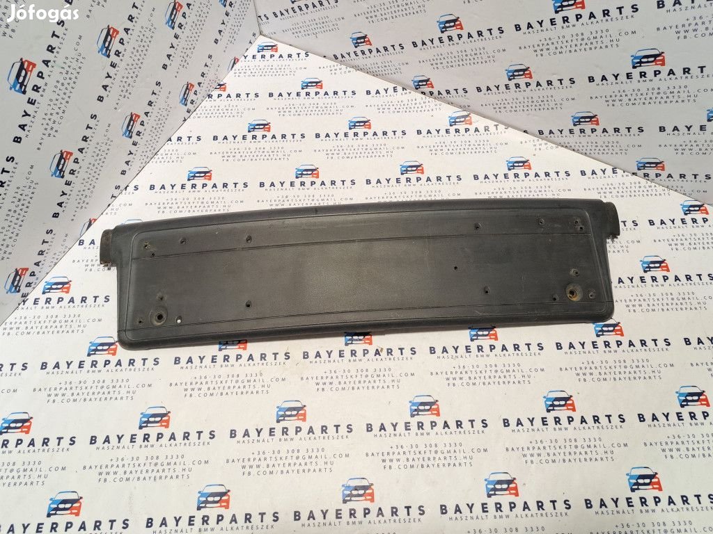 BMW E46 sedan touring facelift első lökhárító rendszám