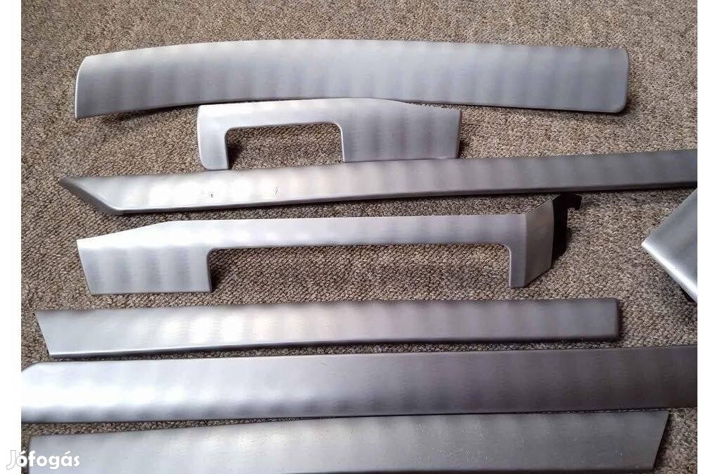BMW E46 szálcsiszolt aluminium Alu saulen díszléc szett