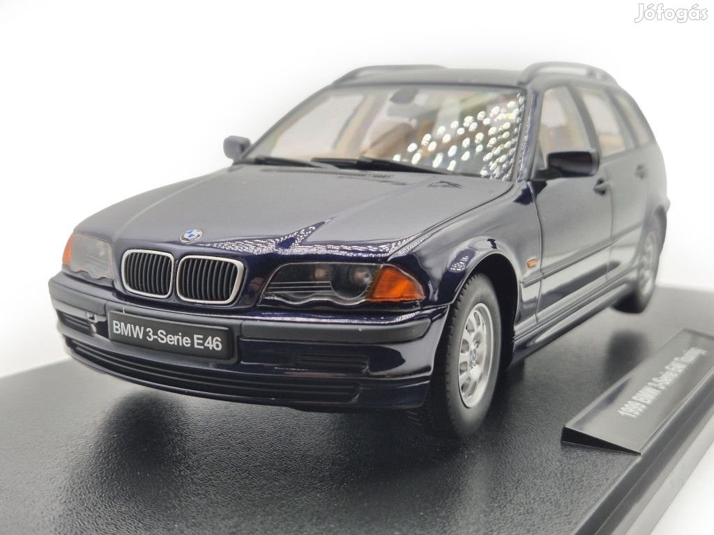 BMW E46 touring - kék - KK-Scale - 1:18