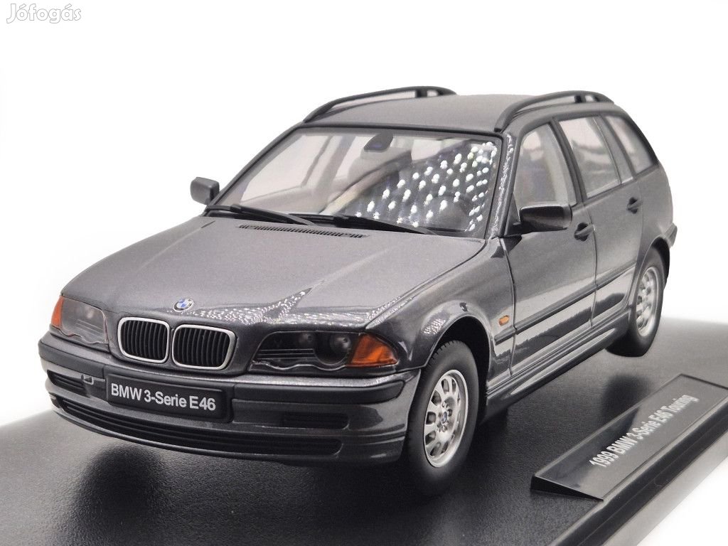 BMW E46 touring - sötét szürke - KK-Scale - 1:18