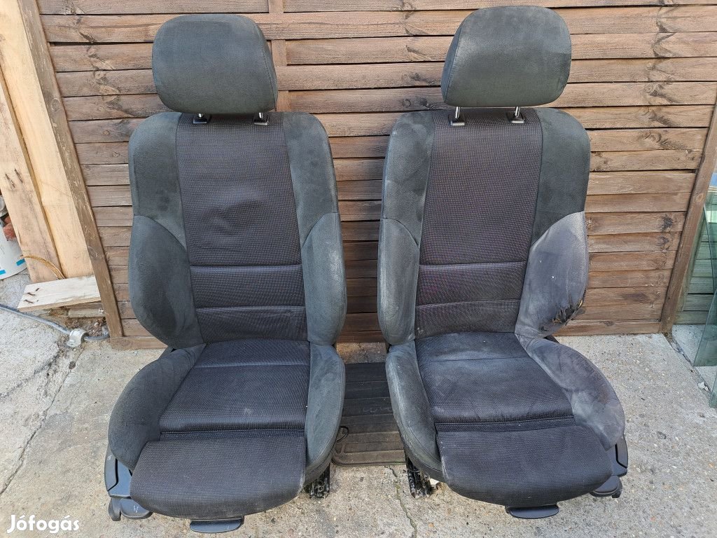 BMW E46 touring combtámaszos alcantara ülésszett sport ülés belső - f