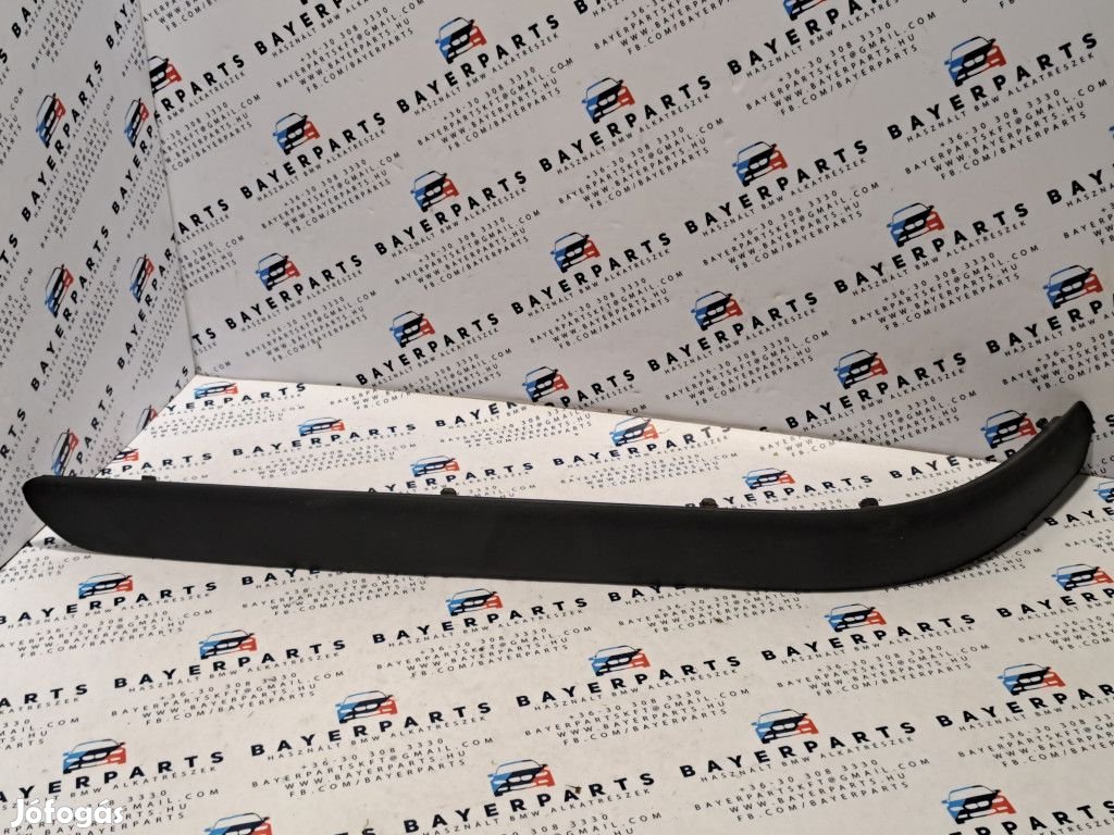 BMW E46 touring fekete bal hátsó lökhárító díszléc - kis
