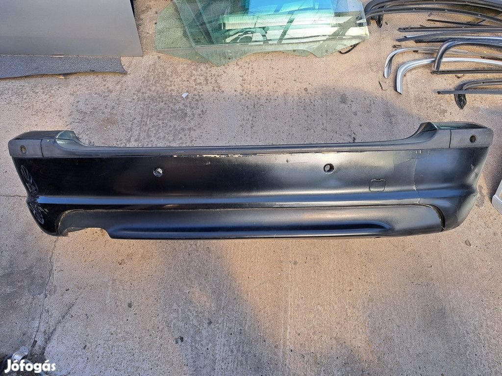 BMW E46 touring fekete black sapphire M paket packet hátsó lökhárító