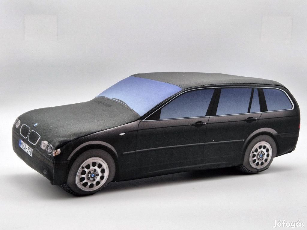 BMW E46 touring plüss autó - fekete