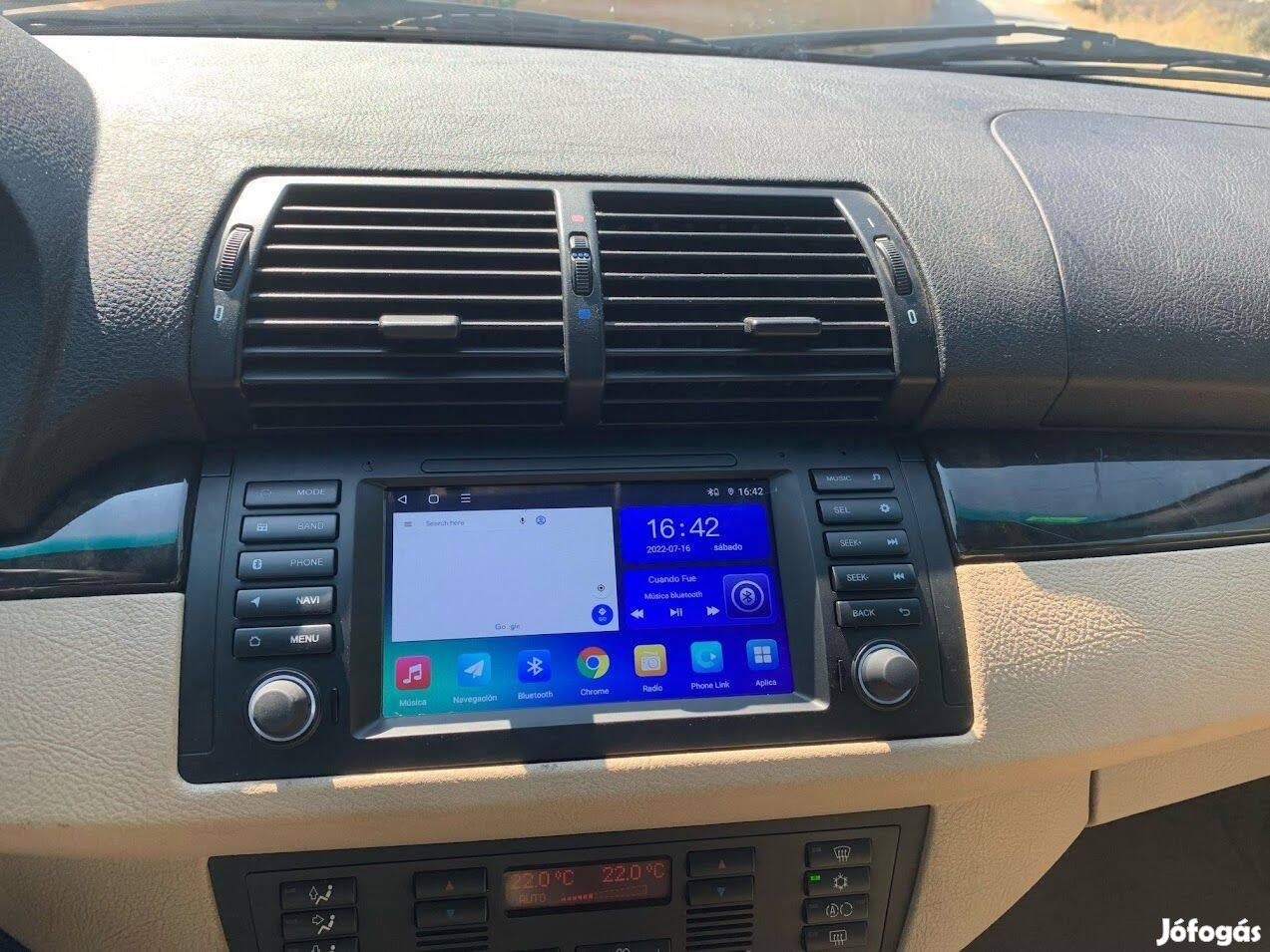 BMW E53 Android Multimédia Apple Carplay Bluetooth WiFi GPS USB