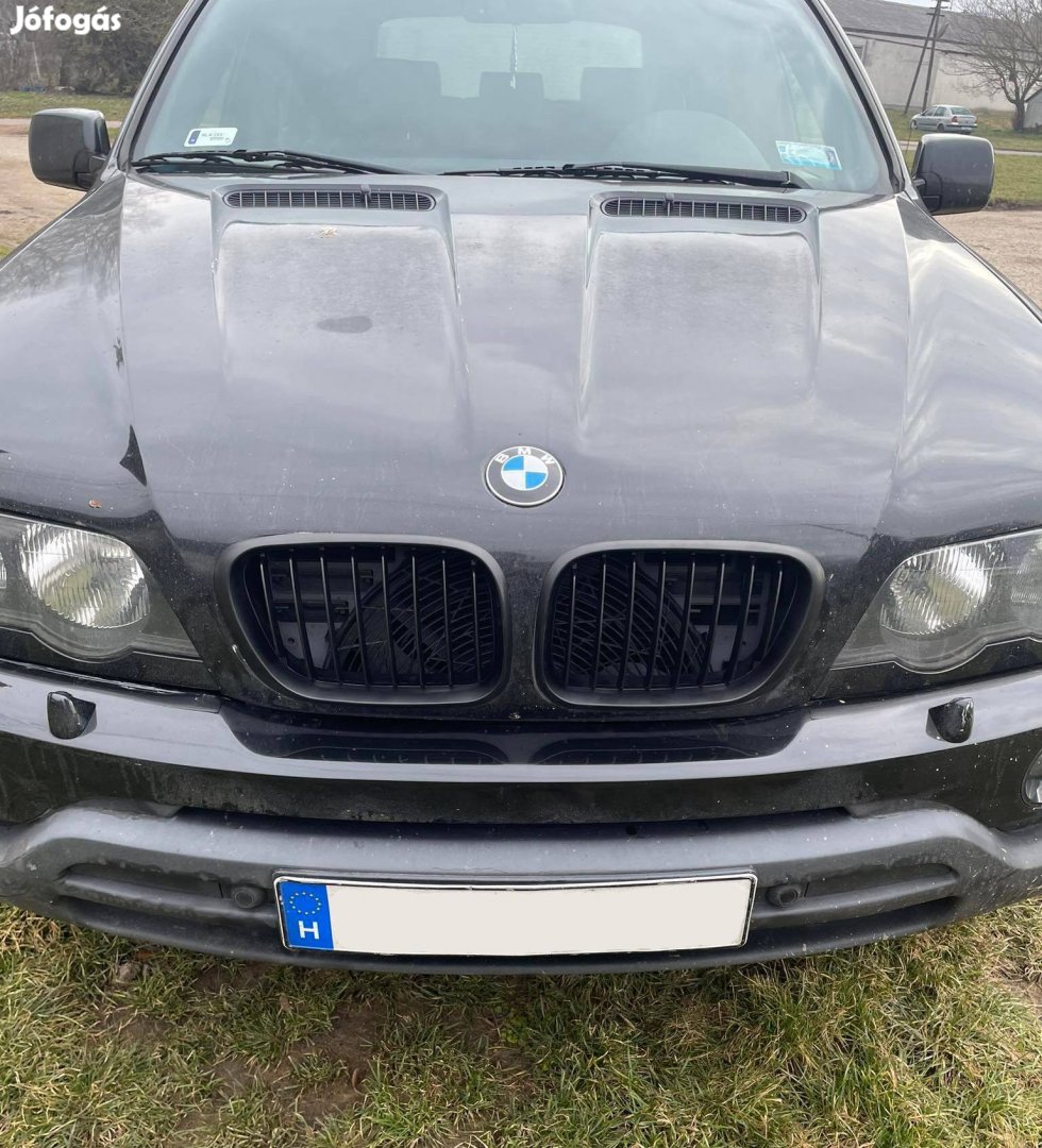 BMW E53 preface ( x5 ) díszrács vese hűtőrács matt fekete