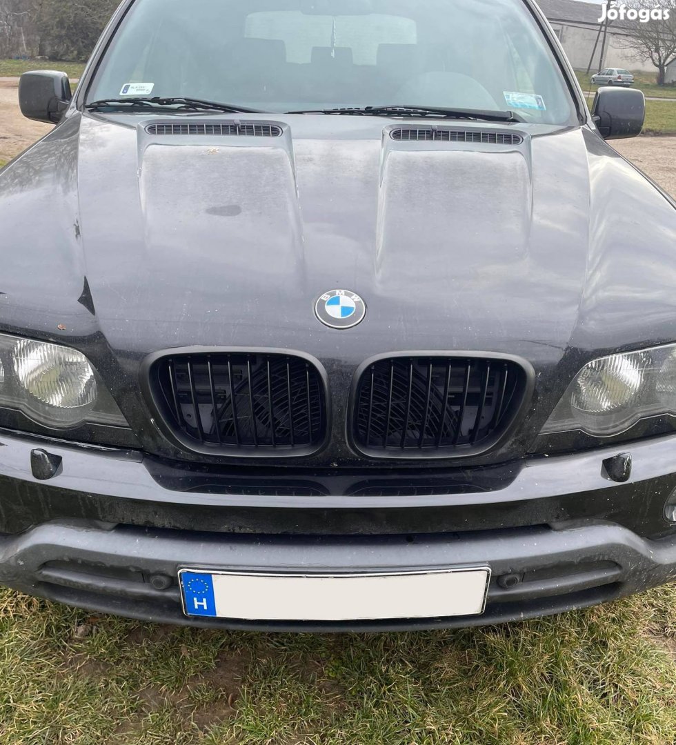 BMW E53 preface ( x5 ) díszrács vese hűtőrács matt fekete