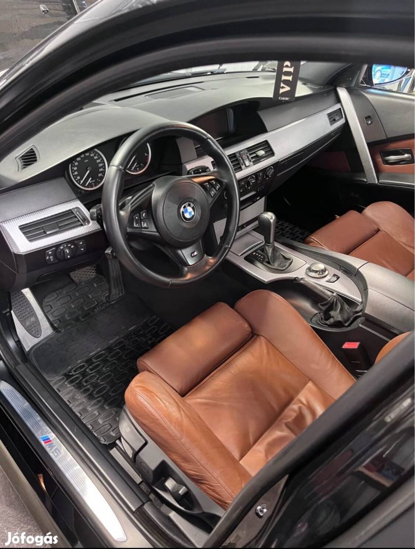 BMW E60 Bőrbelső szett kompletten - Dakota Rotorange