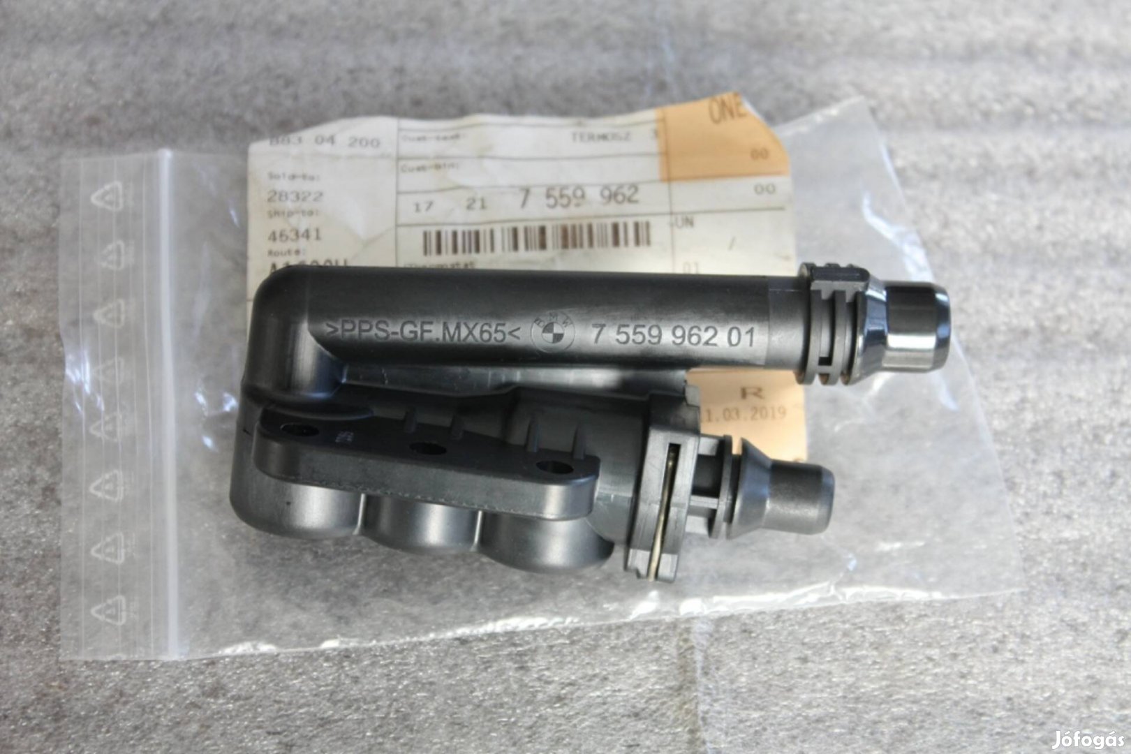 BMW E60/E61 E63 E65 automata váltó olajhűtő termosztát benzines Gyári