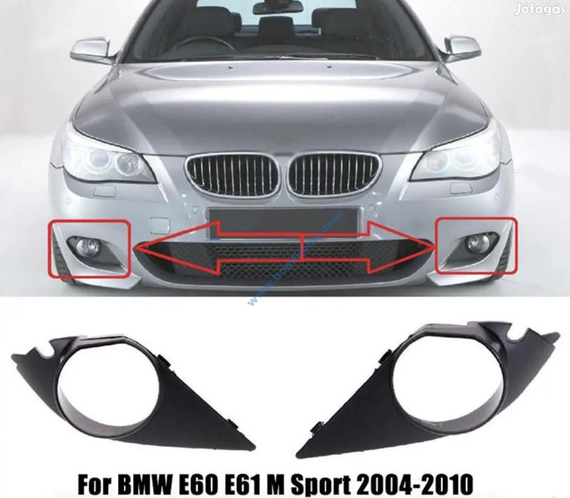 BMW E60 E61 M lökhárító ködlámpa takaró burkolat 51117896603,